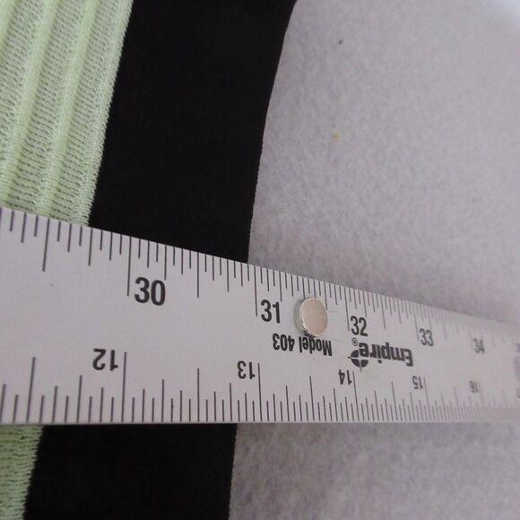 Exclusively Misook Sweater Cardigan Women Plus‎ 3X Green Black Open Front Career - Picture 10 of 15